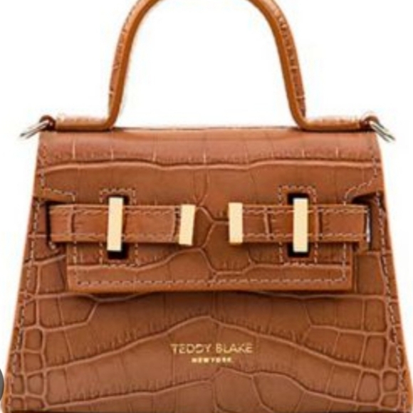 Teddy Blake Handbags - Teddy Blake Brown Ava Micro Bag